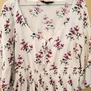 American eagle peplum top